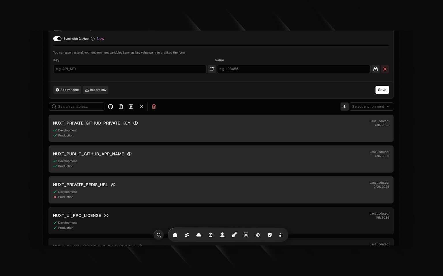 variables-selector